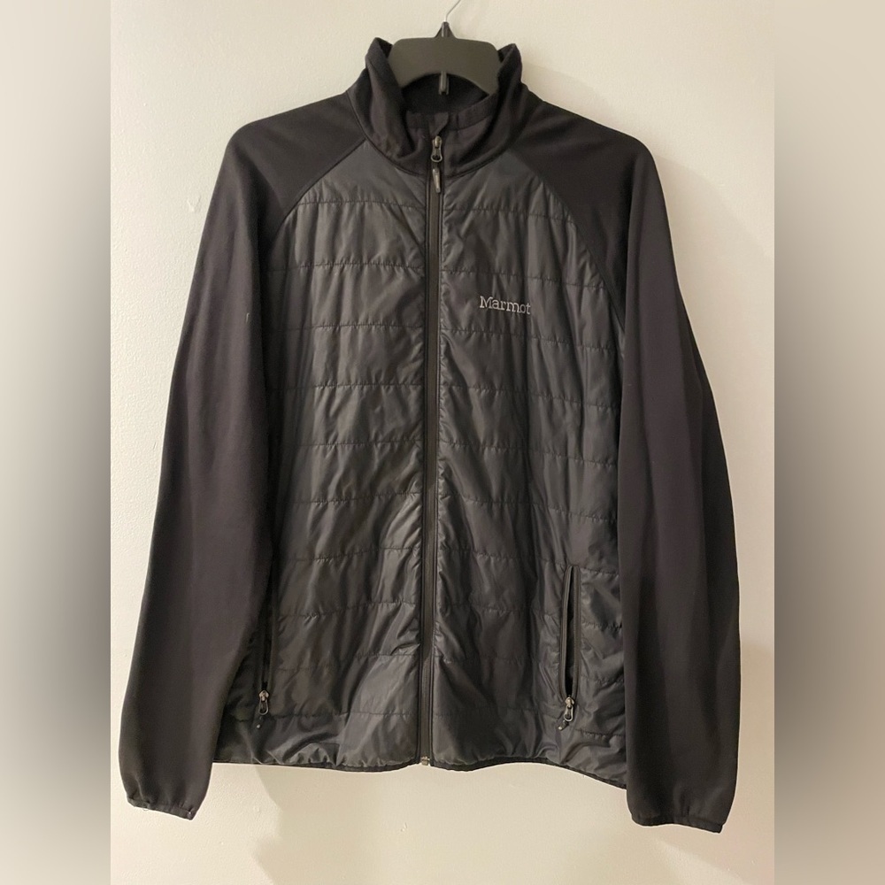 MARMOT Black Variant Sweater Jacket Mens XL
